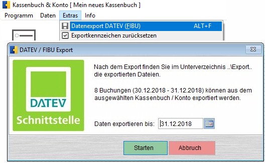 DATEV und FIBU Schnittstelle